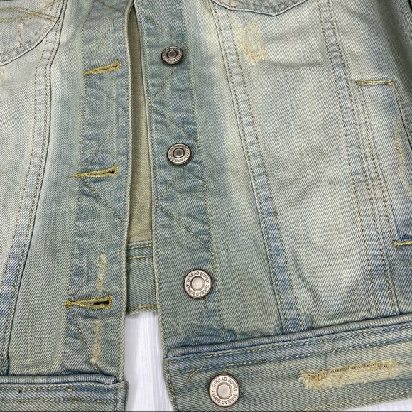 Thread & Supply distressed jean jacket - Picture 3 of 9